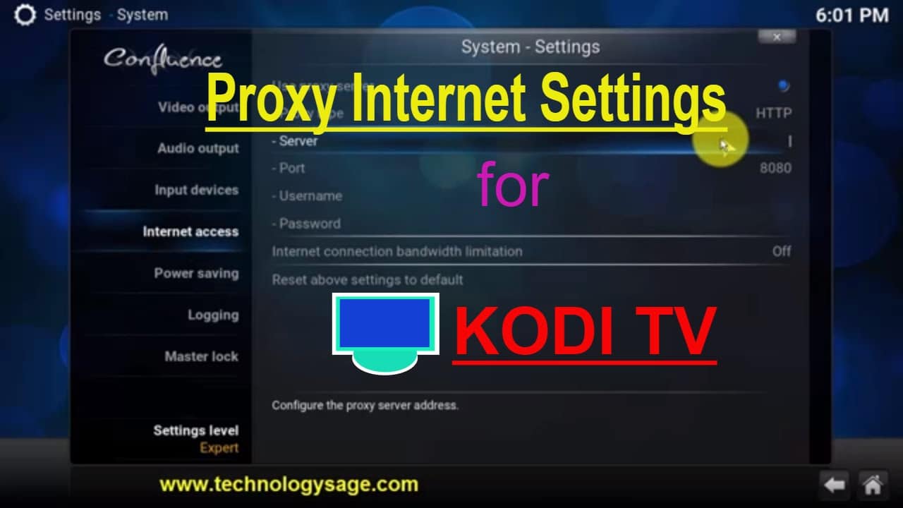 How to add Proxy settings to KODI Tv and Use Kodi with proxy